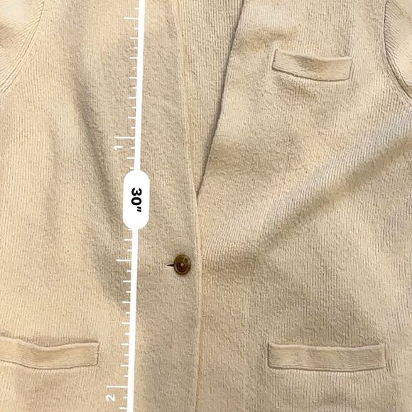 J.Crew | L | ivory Cocoon Sweater Blazer - Picture 4 of 12